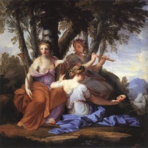 Eustache_Le_Sueur_-_The_Muses_-_Clio,_Euterpe_and_Thalia_-_WGA12611 The Muses Clio, Euterpe, and Thalia, by Eustache Le Sueur, c. 1652-1655