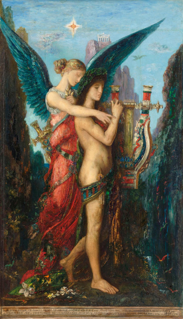 Hesiod_and_the_Muse Gustave Moreau: Hesiod and the Muse (1891)—Musée d'Orsay, Paris
